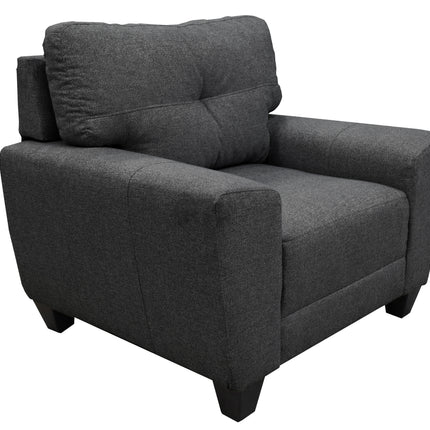 Sillon El Bazar Store Sidney Lino Gris oxford 1 plaza, Modular, Moderno, Sala