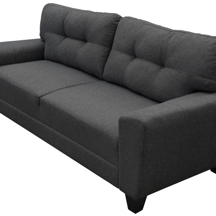 Sofa El Bazar Store Sidney Lino Gris oxford 3 plazas, Modular, Moderno, Sala