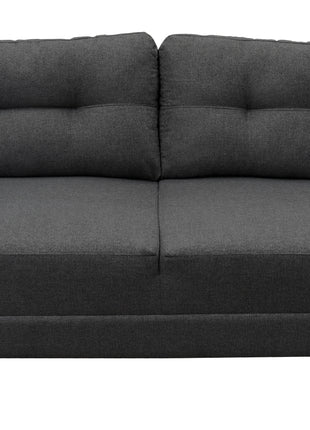 Sofa El Bazar Store Sidney Lino Gris oxford 3 plazas, Modular, Moderno, Sala