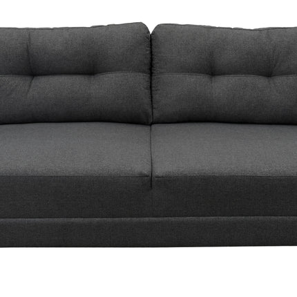 Sofa El Bazar Store Sidney Lino Gris oxford 3 plazas, Modular, Moderno, Sala