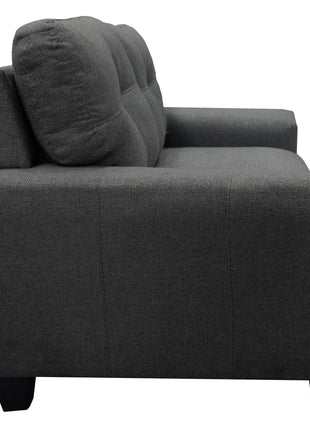 Sofa El Bazar Store Sidney Lino Gris oxford 3 plazas, Modular, Moderno, Sala