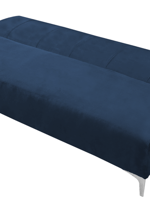 Sofa Cama Reclinable El Bazar Store Miami Azul marino terciopelo, Futon 3 posiciones, Sala, Love Seat