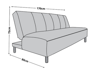 Sofa Cama Reclinable El Bazar Store Miami terciopelo, Futon 3 posiciones, Sala, Love Seat