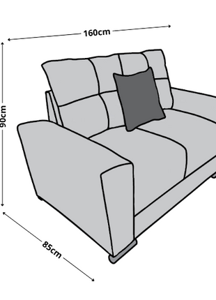 Sala Modular 3-2-1 El Bazar Store Suecia Sofa, Love seat y sillon