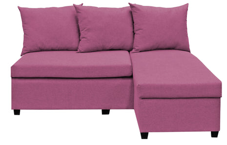 Sala Esquinera Modular El Bazar Store Tromso Rosa 160x130 cm Lado Izquierdo ó Drecho Tela Lino nacional
