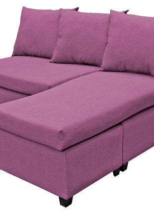 Sala Esquinera Modular El Bazar Store Tromso 160x130 cm Lado Izquierdo ó Drecho Tela Lino nacional