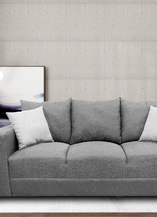 Sala Modular 3-2-1 El Bazar Store Miami Gris plata, Sofa, Love seat y sillon