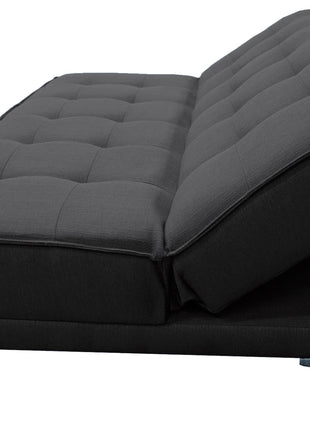 Sofa cama El Bazar Store Zeus Gris Oxford Matrimonial Futón 3 posiciones