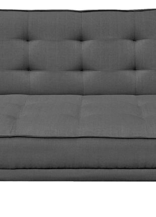 Sofa cama El Bazar Store Zeus Gris Oxford Matrimonial Futón 3 posiciones