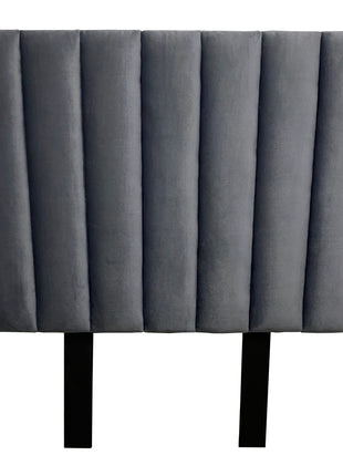 Cabecera Drey, Terciopelo Gris Oxford, El Bazar Store