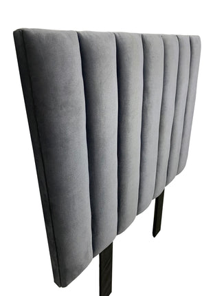 Cabecera Drey, Terciopelo Gris Oxford, El Bazar Store