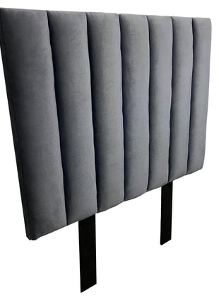 Cabecera Drey, Terciopelo Gris Oxford, El Bazar Store