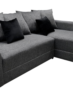 Sala Esquinera Samso Lino Gris Oxford- 240x180 cm, El Bazar Store