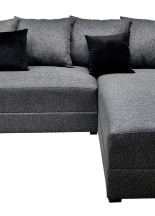 Sala Esquinera Samso Lino Gris Oxford- 240x180 cm, El Bazar Store