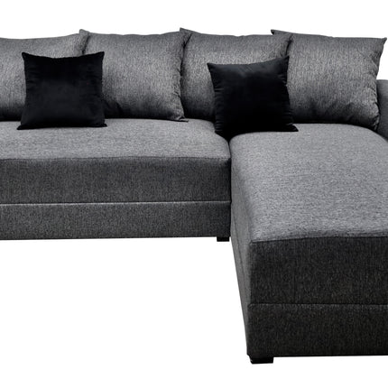 Sala Esquinera Samso Lino Gris Oxford- 240x180 cm, El Bazar Store