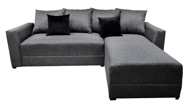 Sala Esquinera Samso Lino Gris Oxford- 240x180 cm, El Bazar Store