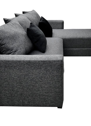 Sala Esquinera Samso Lino Gris Oxford- 240x180 cm, El Bazar Store