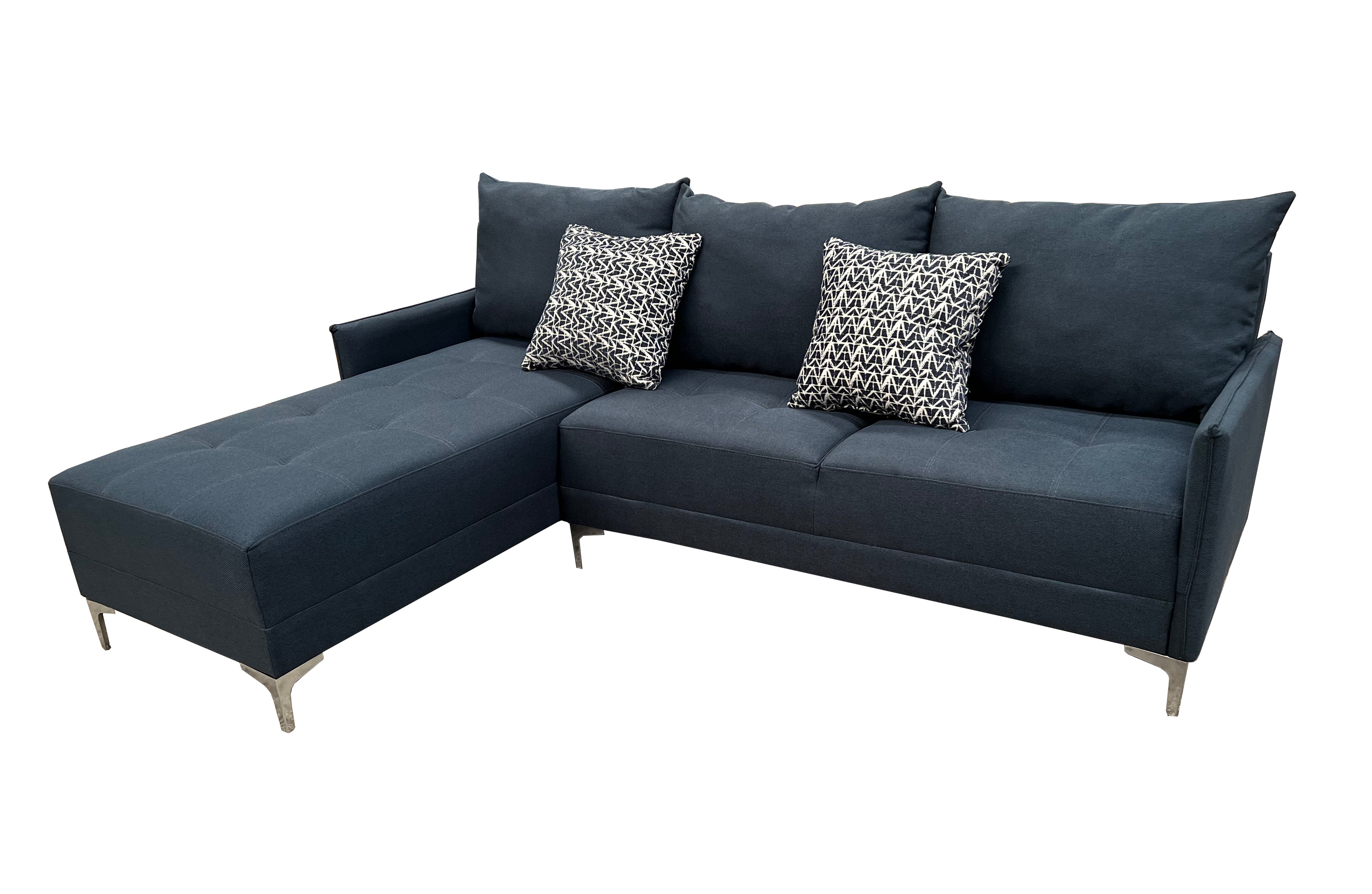 Sala Esquinera Caslon Tela importación Azul Marino - 260x180 cm, El Bazar Store