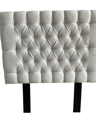 Cabecera Capitonada Soho Blanco- Individual, Matrimonial, Queen, King Size, EL Bazar Store