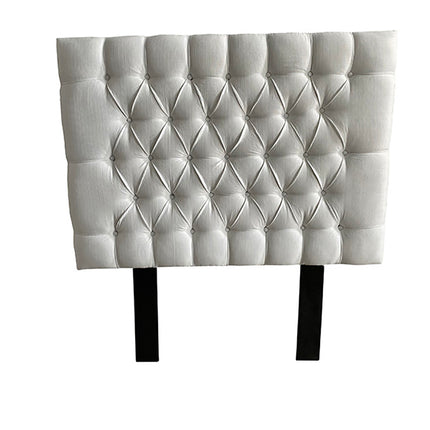Cabecera Capitonada Soho Blanco- Individual, Matrimonial, Queen, King Size, EL Bazar Store